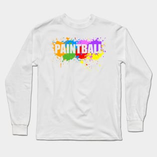 Paintball Splat Long Sleeve T-Shirt